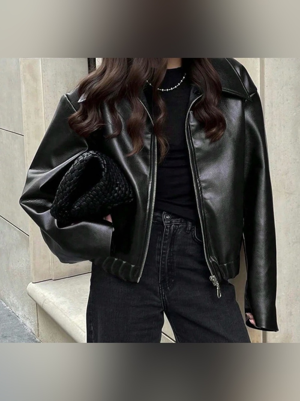 Women's Black  Zip Jacket